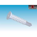 PHILLIPS DRIVE FLAT TRIM HD SDS H,T, ZINC & CLEAR CHROMATE,BSD,#2PT_0